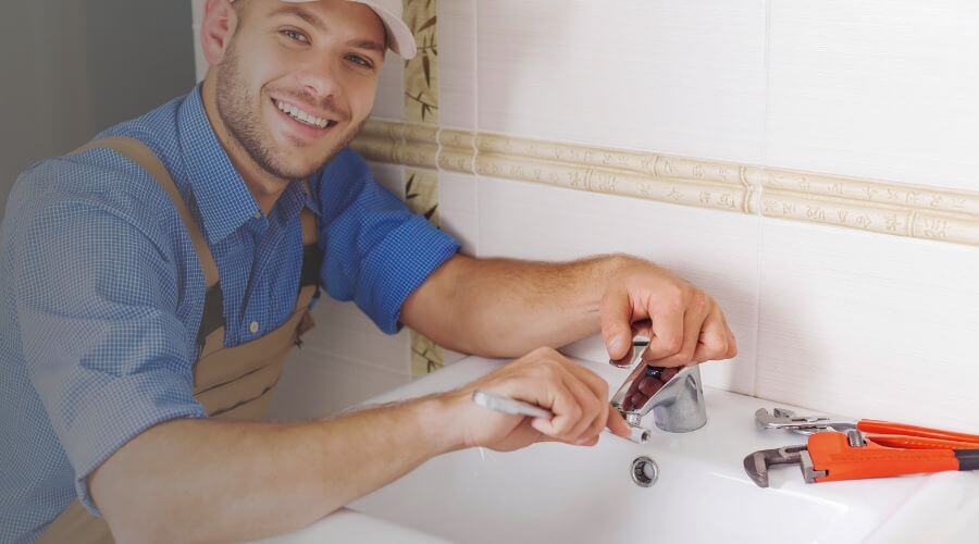 Faucet cartridge replacement in Perronville, MI